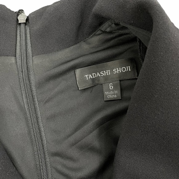 Tadashi Shoji Bataar Embroidered Tulle Crepe Gown Dress Size 6 - Picture 11 of 14